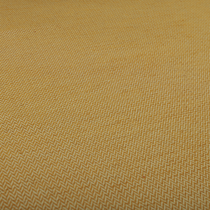 California Chevron Pattern Chenille Material In Yellow Upholstery Fabric CTR-1240 - Made To Measure Curtains