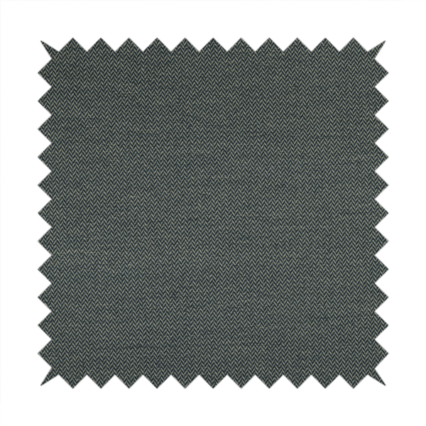 California Chevron Pattern Chenille Material In Navy Blue Upholstery Fabric CTR-1241 - Roman Blinds