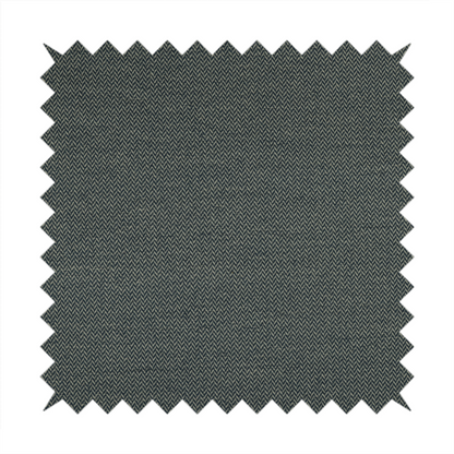 California Chevron Pattern Chenille Material In Navy Blue Upholstery Fabric CTR-1241 - Roman Blinds
