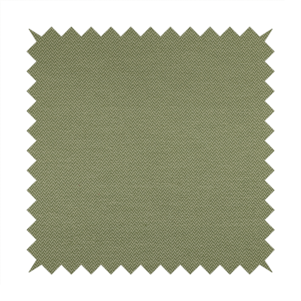 California Chevron Pattern Chenille Material In Green Upholstery Fabric CTR-1242 - Roman Blinds