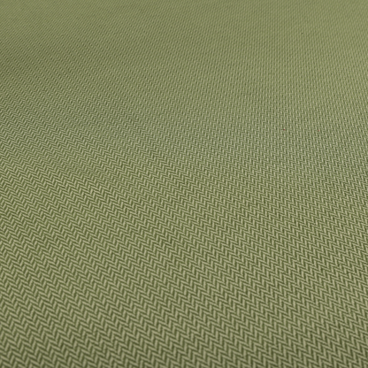 California Chevron Pattern Chenille Material In Green Upholstery Fabric CTR-1242 - Handmade Cushions