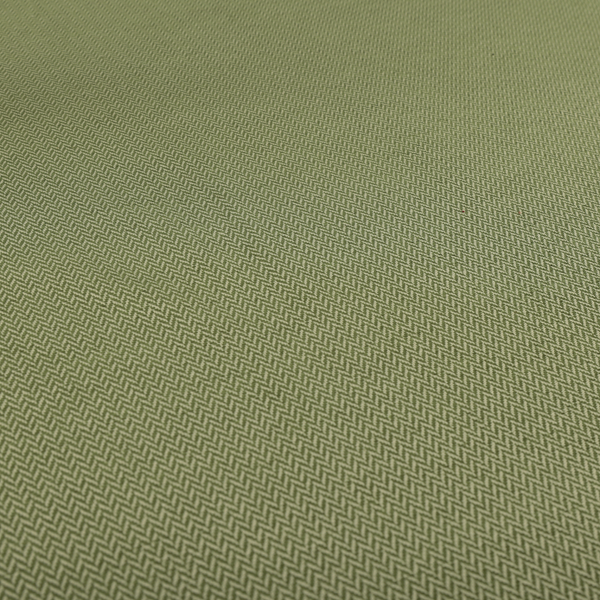 California Chevron Pattern Chenille Material In Green Upholstery Fabric CTR-1242 - Made To Measure Curtains