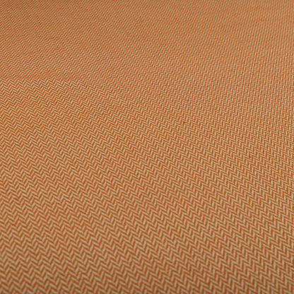 California Chevron Pattern Chenille Material In Orange Upholstery Fabric CTR-1243 - Made To Measure Curtains