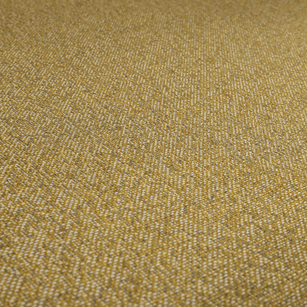 Pacific Unique Textured Basket Weave Heavyweight Upholstery Fabric In Yellow Colour CTR-1248 - Roman Blinds