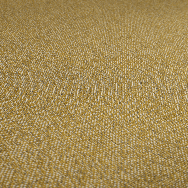Pacific Unique Textured Basket Weave Heavyweight Upholstery Fabric In Yellow Colour CTR-1248