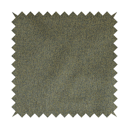 Pacific Unique Textured Basket Weave Heavyweight Upholstery Fabric In Grey With Green Yellow Colour CTR-1249 - Roman Blinds