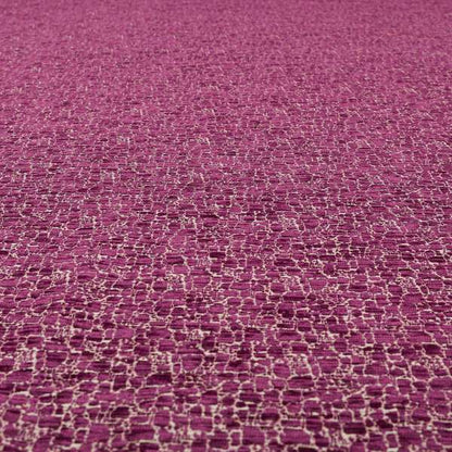 Ketu Collection Of Woven Chenille Pebble Stone Effect Pink Colour Furnishing Fabrics CTR-126 - Roman Blinds