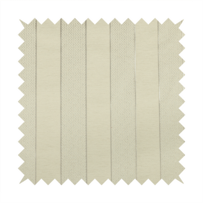 Ayon Striped Pattern Mono Beige Coloured With Shine Furnishing Fabric CTR-1271 - Roman Blinds