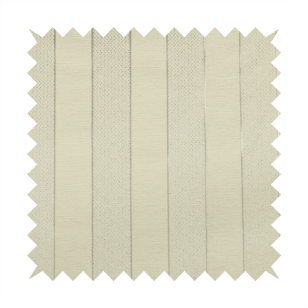 Ayon Striped Pattern Mono Beige Coloured With Shine Furnishing Fabric CTR-1271 - Handmade Cushions