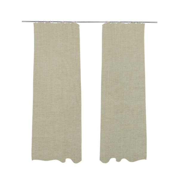 Sunset Chenille Material Cream Colour Upholstery Fabric CTR-1306 - Made To Measure Curtains