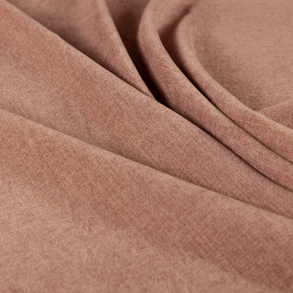 Sunset Chenille Material Soft Pink Colour Upholstery Fabric CTR-1310 - Roman Blinds