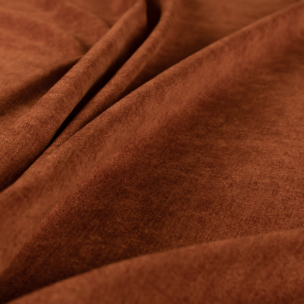 Sunset Chenille Material Orange Colour Upholstery Fabric CTR-1313 - Roman Blinds