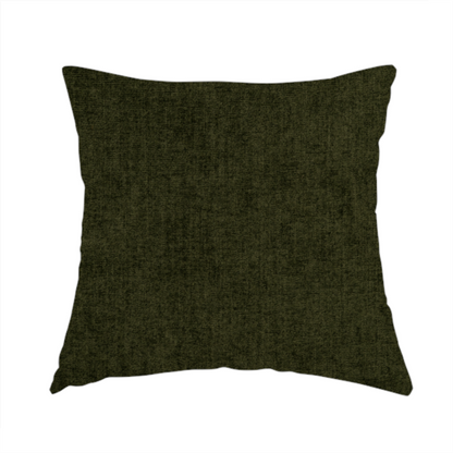 Sunset Chenille Material Army Green Colour Upholstery Fabric CTR-1315 - Handmade Cushions