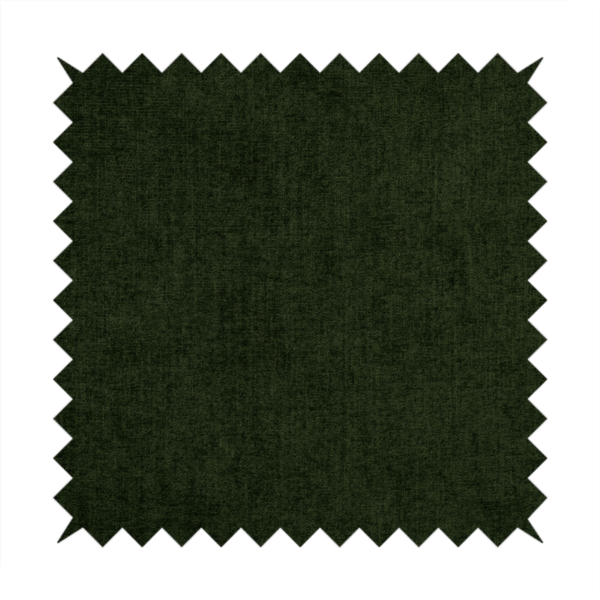 Sunset Chenille Material Hunter Green Colour Upholstery Fabric CTR-1316 - Roman Blinds