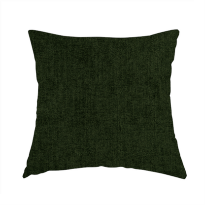 Sunset Chenille Material Hunter Green Colour Upholstery Fabric CTR-1316 - Handmade Cushions