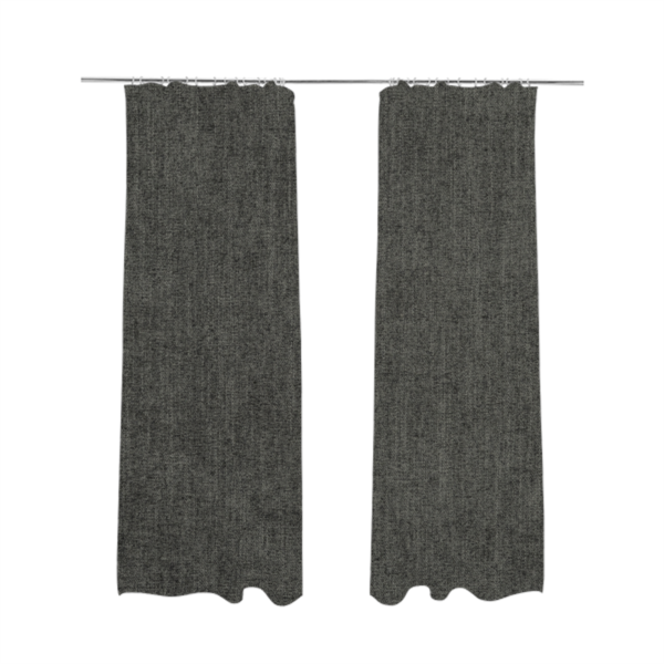 Sunset Chenille Material Slate Grey Colour Upholstery Fabric CTR-1322 - Made To Measure Curtains