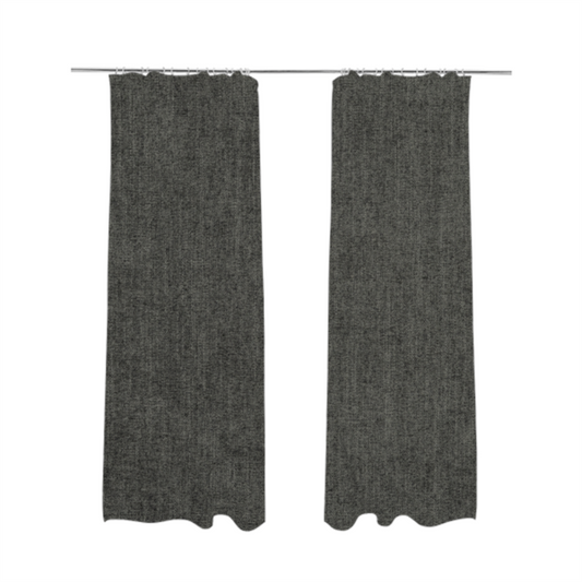 Sunset Chenille Material Slate Grey Colour Upholstery Fabric CTR-1322 - Made To Measure Curtains