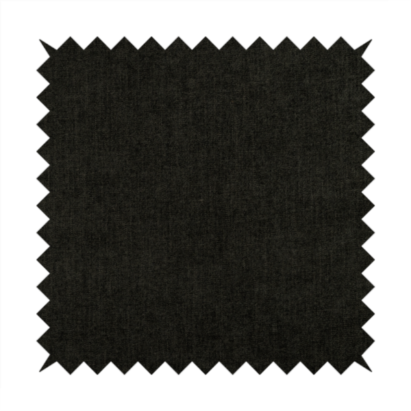 Sunset Chenille Material Black Colour Upholstery Fabric CTR-1326 - Roman Blinds