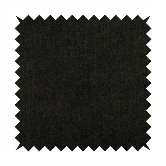 Sunset Chenille Material Black Colour Upholstery Fabric CTR-1326