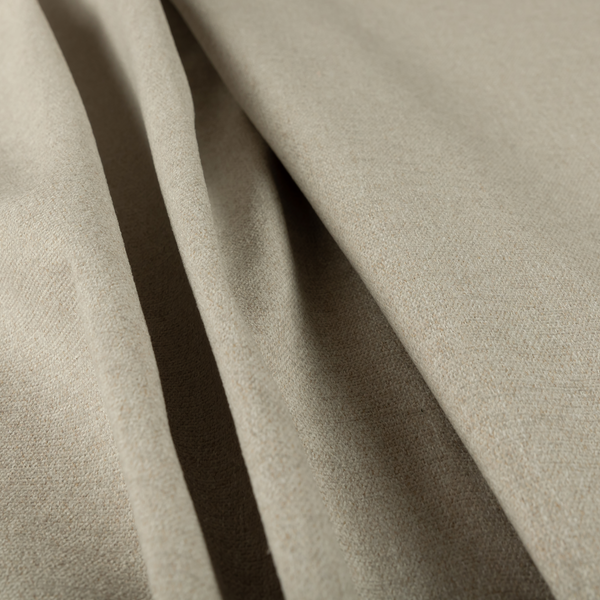 Alaska Textured Chenille Clean Easy Treated Cream Colour Upholstery Fabric CTR-1327 - Handmade Cushions