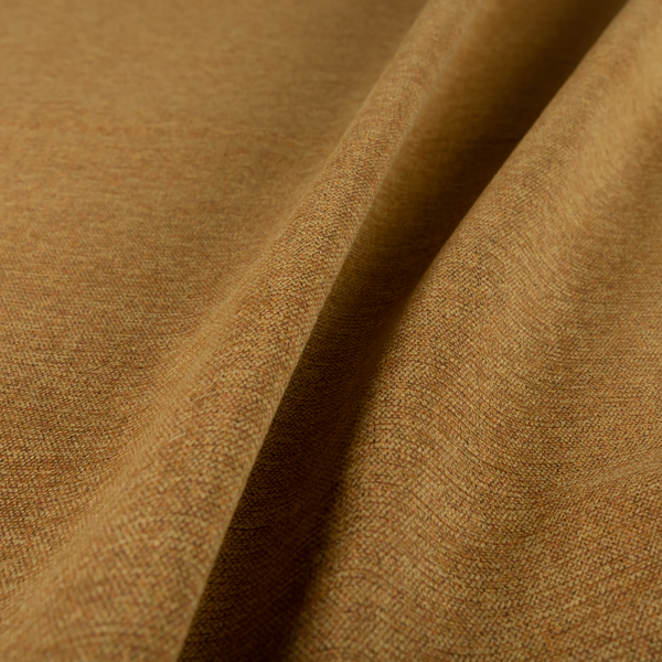 Alaska Textured Chenille Clean Easy Treated Yellow Colour Upholstery Fabric CTR-1329 - Roman Blinds