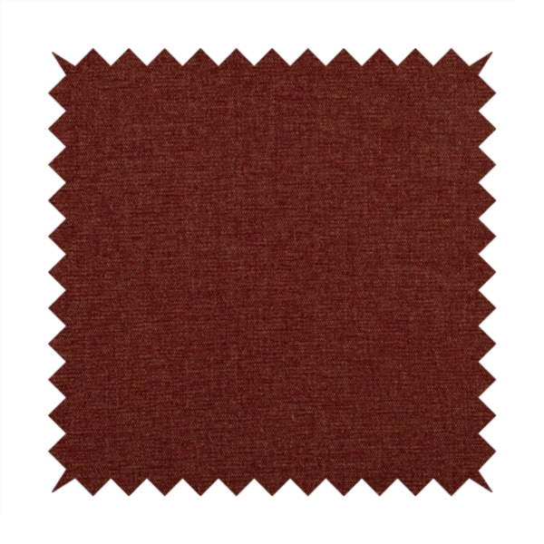 Alaska Textured Chenille Clean Easy Treated Red Colour Upholstery Fabric CTR-1330 - Roman Blinds