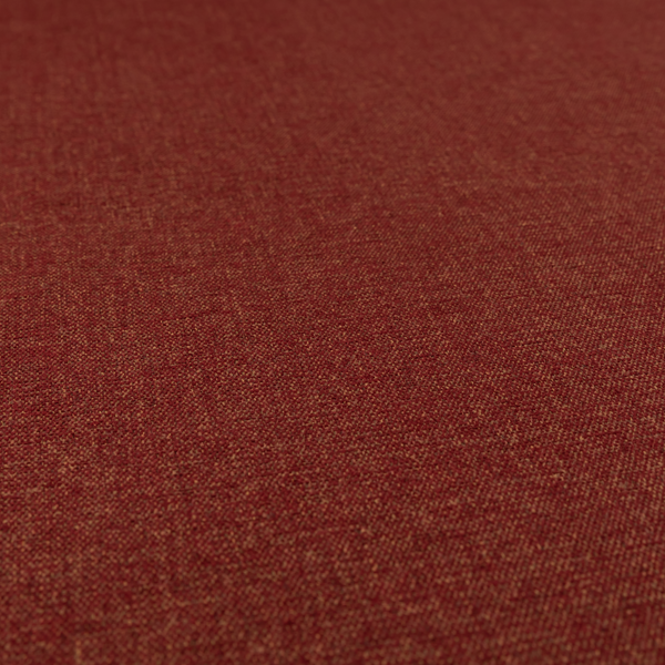 Alaska Textured Chenille Clean Easy Treated Red Colour Upholstery Fabric CTR-1330 - Roman Blinds