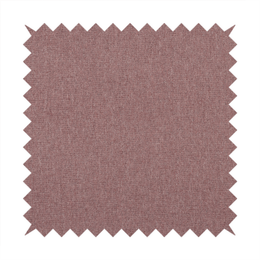 Alaska Textured Chenille Clean Easy Treated Pink Colour Upholstery Fabric CTR-1332