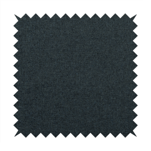 Alaska Textured Chenille Clean Easy Treated Blue Colour Upholstery Fabric CTR-1334 - Roman Blinds