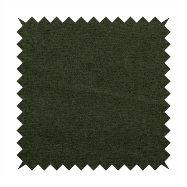 Alaska Textured Chenille Clean Easy Treated Green Colour Upholstery Fabric CTR-1335 - Roman Blinds