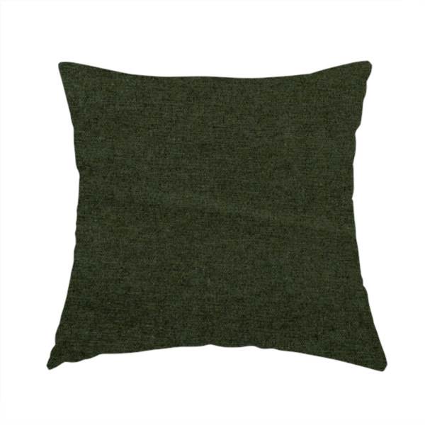 Alaska Textured Chenille Clean Easy Treated Green Colour Upholstery Fabric CTR-1335 - Handmade Cushions