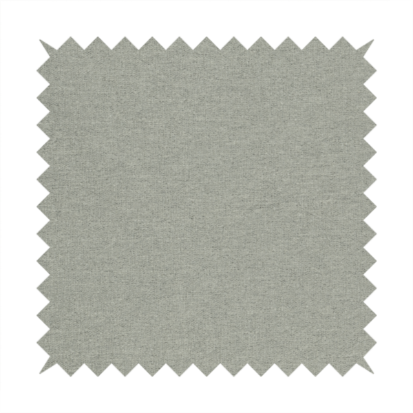 Alaska Textured Chenille Clean Easy Treated White Silver Colour Upholstery Fabric CTR-1336 - Roman Blinds