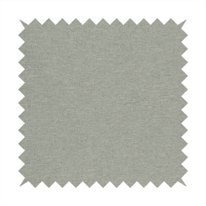 Alaska Textured Chenille Clean Easy Treated White Silver Colour Upholstery Fabric CTR-1336 - Roman Blinds