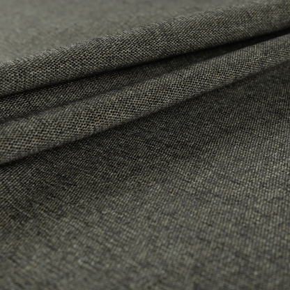 Alaska Textured Chenille Clean Easy Treated Grey Colour Upholstery Fabric CTR-1338 - Roman Blinds