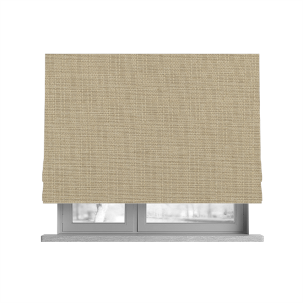 Washington Textured Chenille Cream Colour Upholstery Fabric CTR-1340 - Roman Blinds