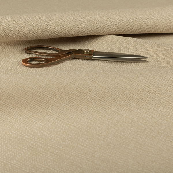 Washington Textured Chenille Cream Colour Upholstery Fabric CTR-1340 - Made To Measure Curtains