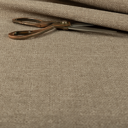 Washington Textured Chenille Beige Colour Upholstery Fabric CTR-1341 - Handmade Cushions