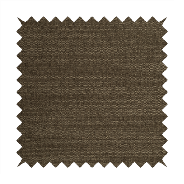 Washington Textured Chenille Brown Colour Upholstery Fabric CTR-1342