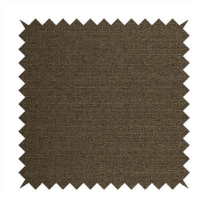 Washington Textured Chenille Brown Colour Upholstery Fabric CTR-1342