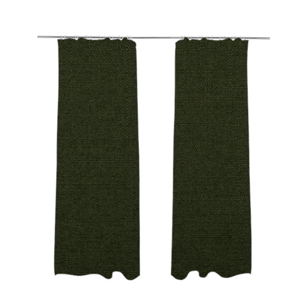 Washington Textured Chenille Green Colour Upholstery Fabric CTR-1344 - Made To Measure Curtains