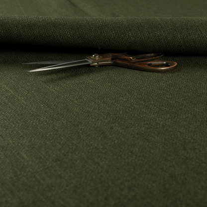 Washington Textured Chenille Green Colour Upholstery Fabric CTR-1344 - Handmade Cushions