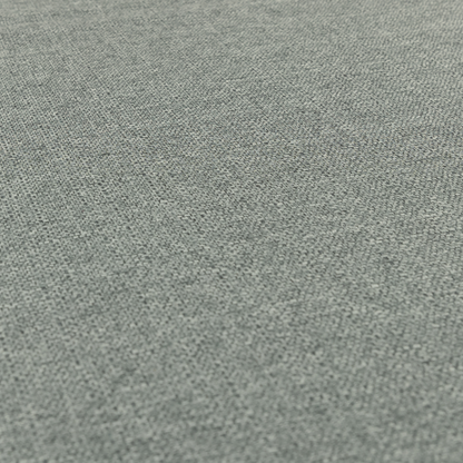 Washington Textured Chenille Silver Colour Upholstery Fabric CTR-1345