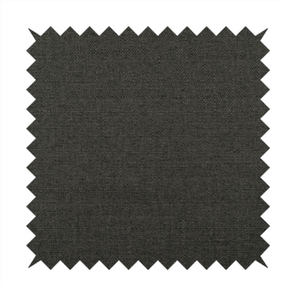 Washington Textured Chenille Charcoal Colour Upholstery Fabric CTR-1347 - Roman Blinds