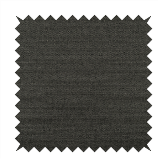 Washington Textured Chenille Charcoal Colour Upholstery Fabric CTR-1347