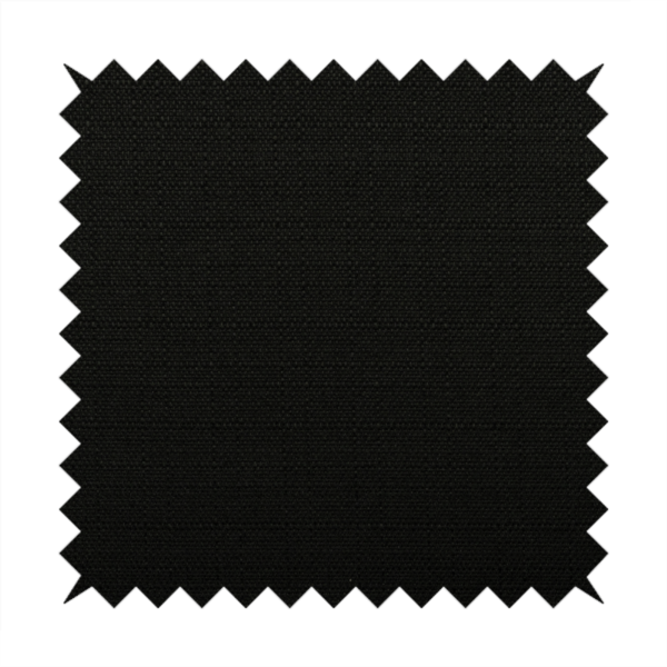Washington Textured Chenille Black Colour Upholstery Fabric CTR-1348