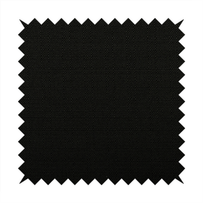 Washington Textured Chenille Black Colour Upholstery Fabric CTR-1348 - Made To Measure Curtains