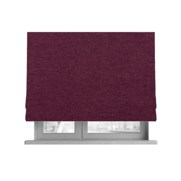 Eddison Soft Weave Water Repellent Treated Material Purple Colour Upholstery Fabric CTR-1352 - Roman Blinds