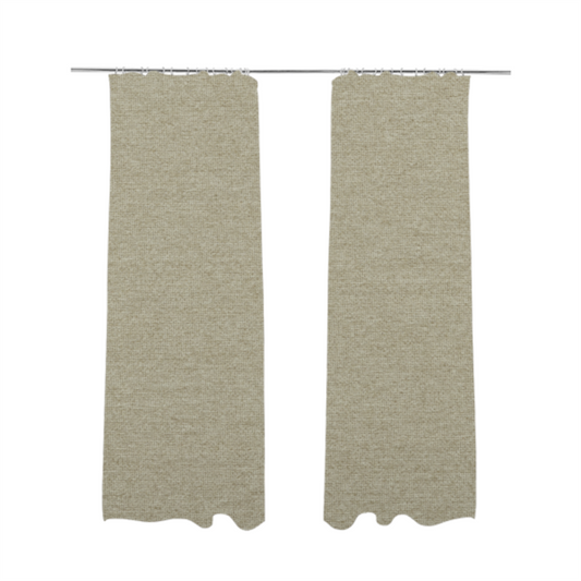 Eddison Soft Weave Water Repellent Treated Material Cream Colour Upholstery Fabric CTR-1354 - Made To Measure Curtains