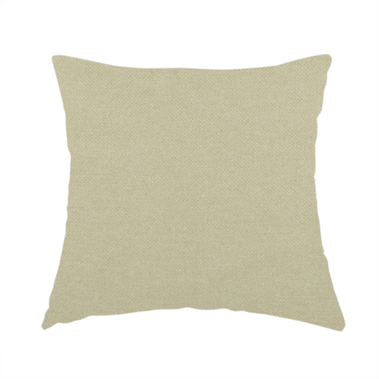 Malta Basket Weave Material Cream Colour Upholstery Fabric CTR-1365 - Handmade Cushions