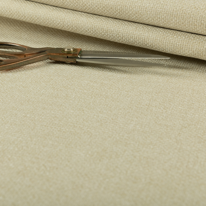 Malta Basket Weave Material Cream Colour Upholstery Fabric CTR-1365 - Handmade Cushions